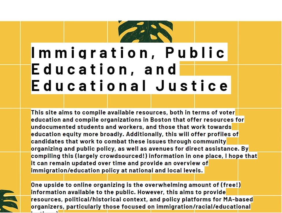 Immigration, Incarceration and Deportation in the Boston Public School System by Alec Black ’23